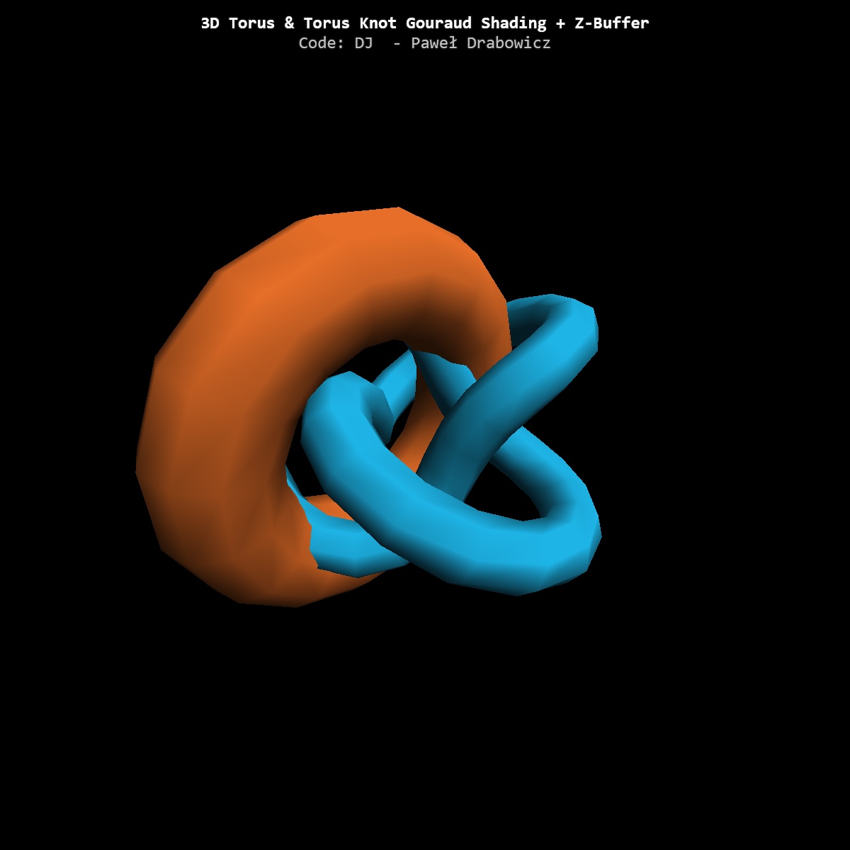 3D TORUS GOURAUD SHADING